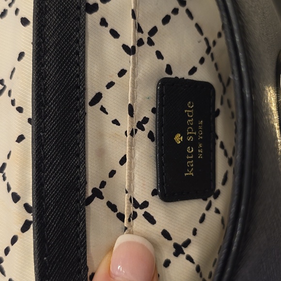 KATE Spade Small Black Purse Adjustable Crossbody Strap EUC Day Evening Flap - Picture 3 of 8